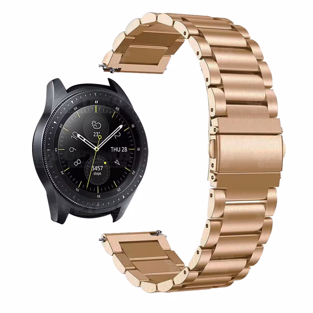 Correa Banda de Metal Magnética Acero Inoxidable 20mm reloj Smartwatch Samsung Galaxy Watch 42mm OPTIMUS TECHNOLOGY™ - 15