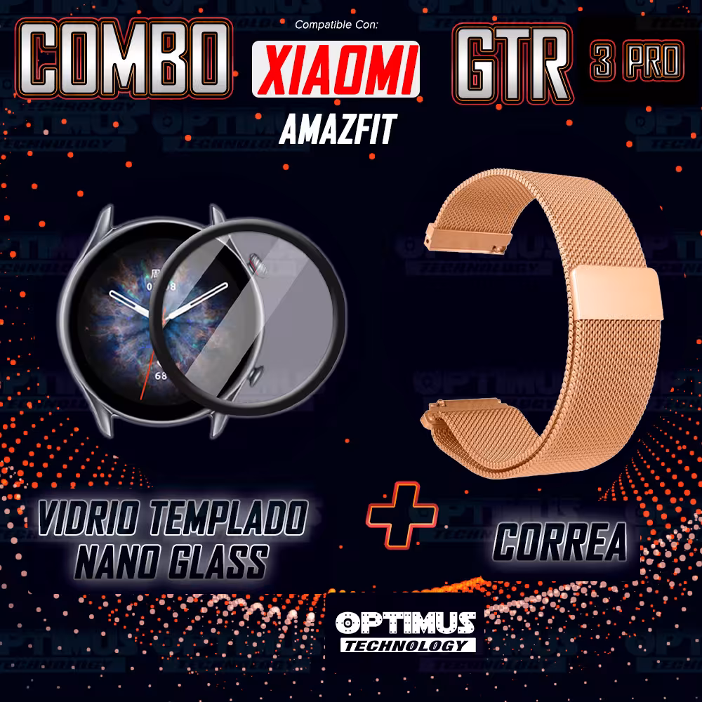 Vidrio Templado Cerámico Y Correa Magnética de Acero Inoxidable 22mm Smartwatch Reloj Inteligente Para XIAOMI GTR 3 PRO