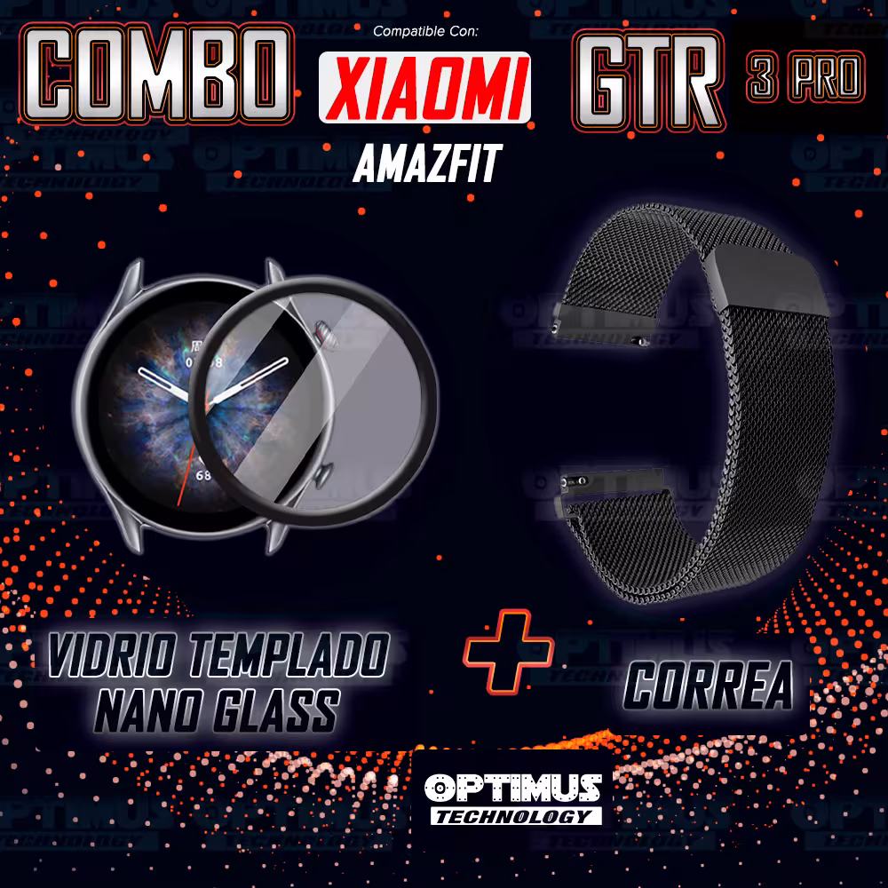 Vidrio Templado Cerámico Y Correa Magnética de Acero Inoxidable 22mm Smartwatch Reloj Inteligente Para XIAOMI GTR 3 PRO