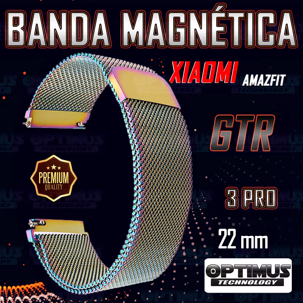 Vidrio Templado Cerámico Y Correa Magnética de Acero Inoxidable 22mm Smartwatch Reloj Inteligente Para XIAOMI GTR 3 PRO