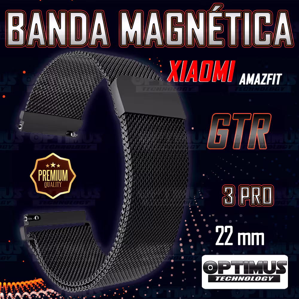 Vidrio Templado Cerámico Y Correa Magnética de Acero Inoxidable 22mm Smartwatch Reloj Inteligente Para XIAOMI GTR 3 PRO