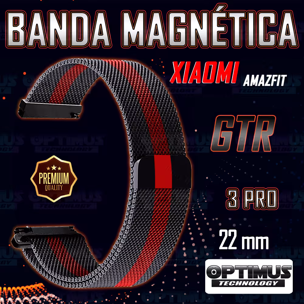 Vidrio Templado Cerámico Y Correa Magnética de Acero Inoxidable 22mm Smartwatch Reloj Inteligente Para XIAOMI GTR 3 PRO
