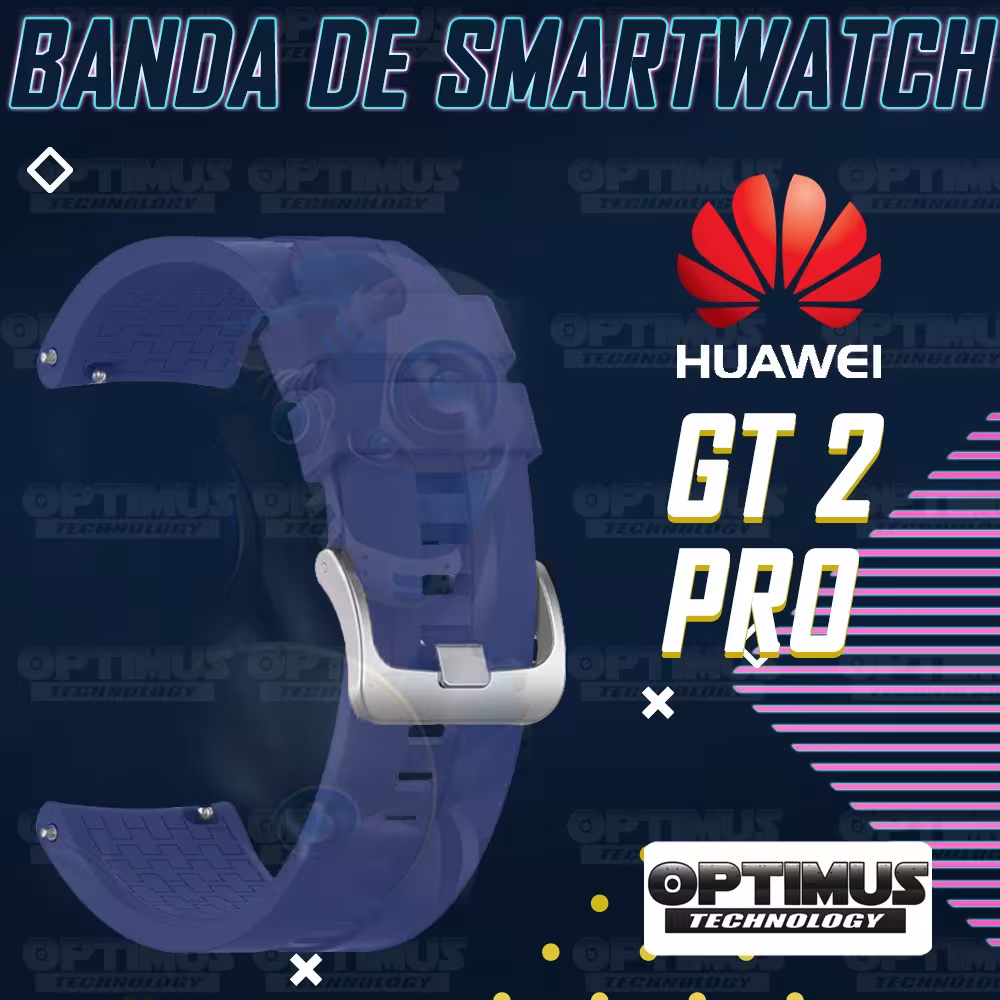 Vidrio Templado Cerámico Y Correa Smartwatch Reloj Inteligente Huawei GT2 PRO | OPTIMUS TECHNOLOGY™ | CRR-VTP-HW-GT2PRO |