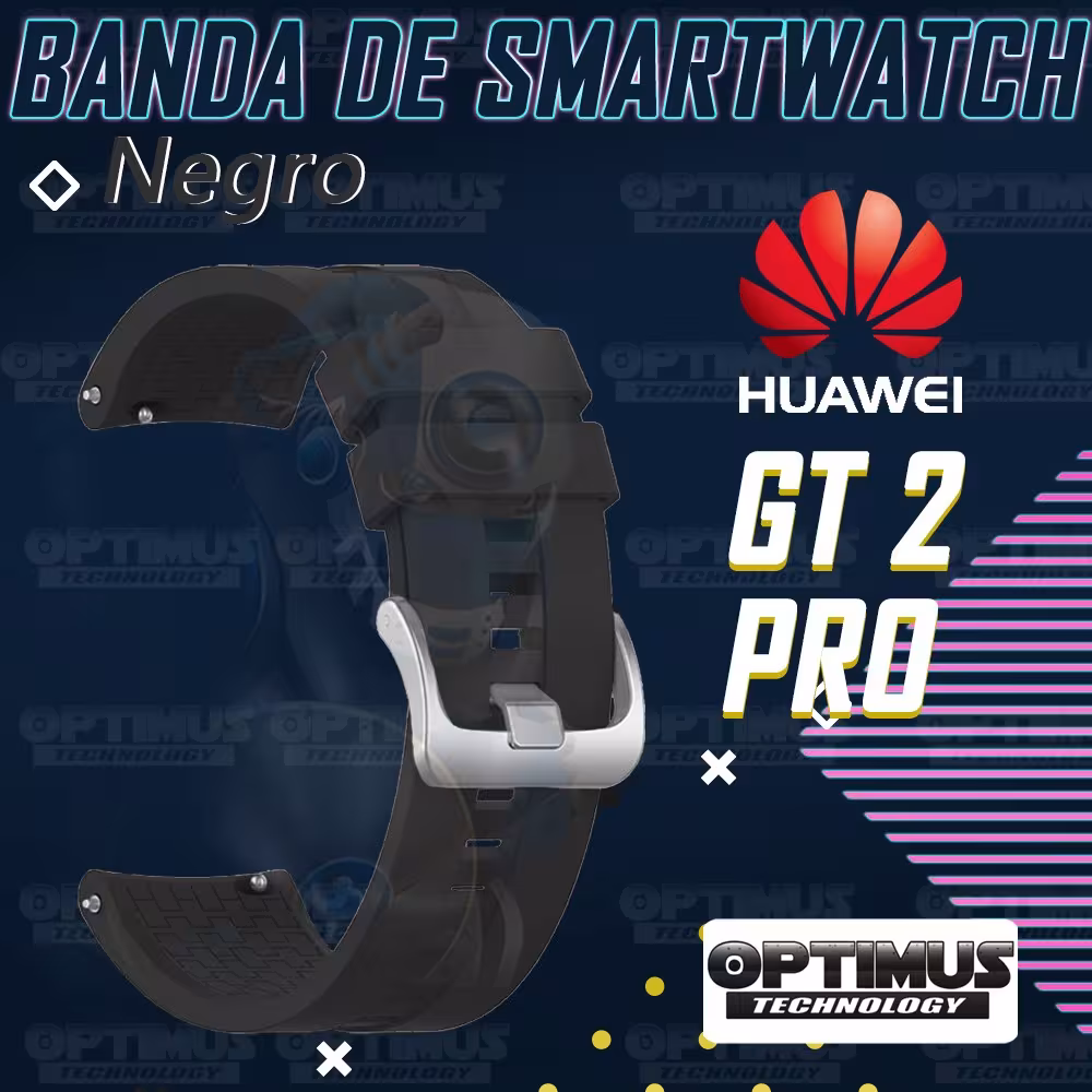 Vidrio Templado Cerámico Y Correa Smartwatch Reloj Inteligente Huawei GT2 PRO | OPTIMUS TECHNOLOGY™ | CRR-VTP-HW-GT2PRO |