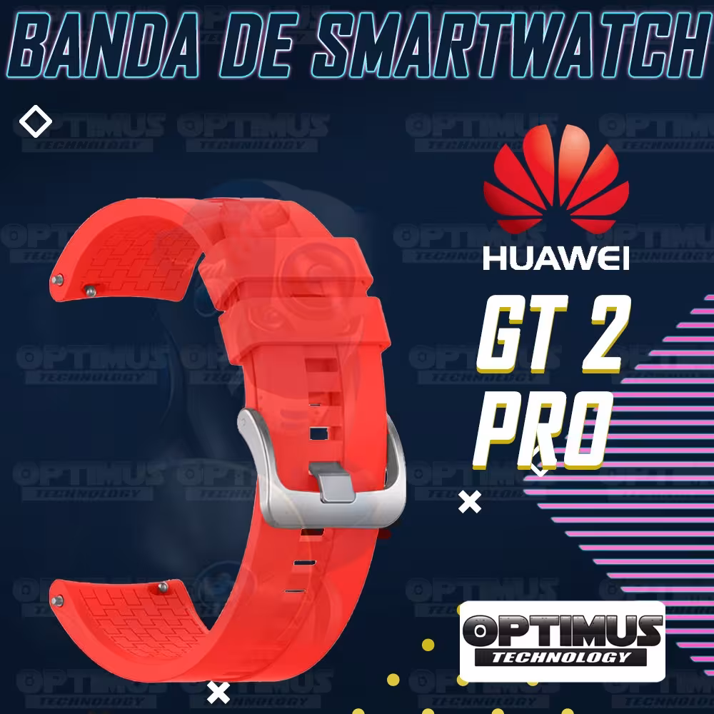 Vidrio Templado Cerámico Y Correa Smartwatch Reloj Inteligente Huawei GT2 PRO | OPTIMUS TECHNOLOGY™ | CRR-VTP-HW-GT2PRO |