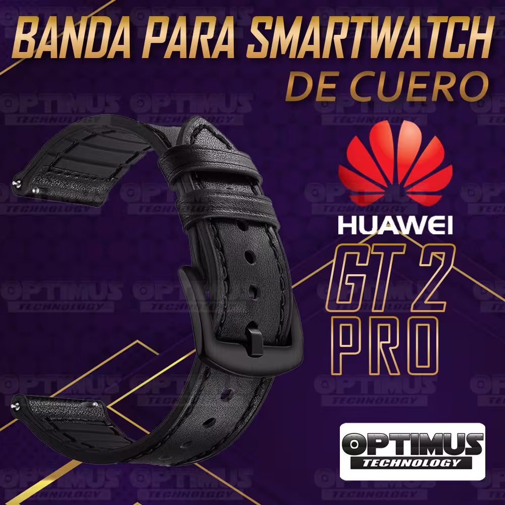 Vidrio Templado Cerámico Y Correa de cuero Smartwatch Reloj Inteligente Huawei GT2 PRO OPTIMUS TECHNOLOGY™ - 15