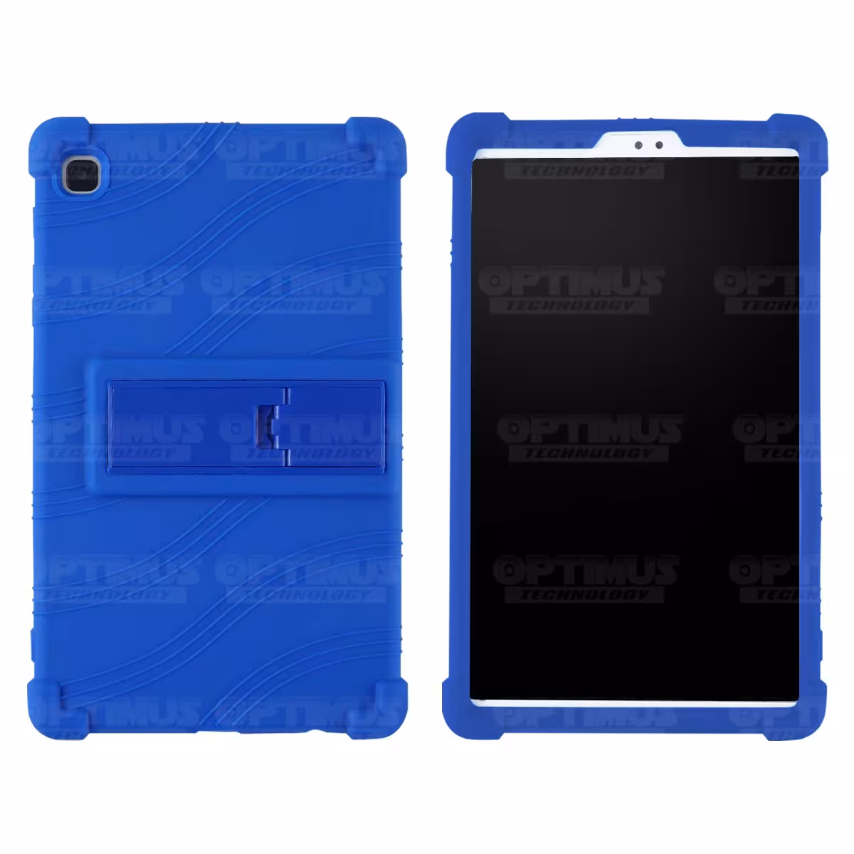Kit Vidrio templado y Estuche Protector de goma antigolpes con soporte Tablet Samsung Galaxy Tab A7 Lite 8.7 2021 T220 - T225 OP