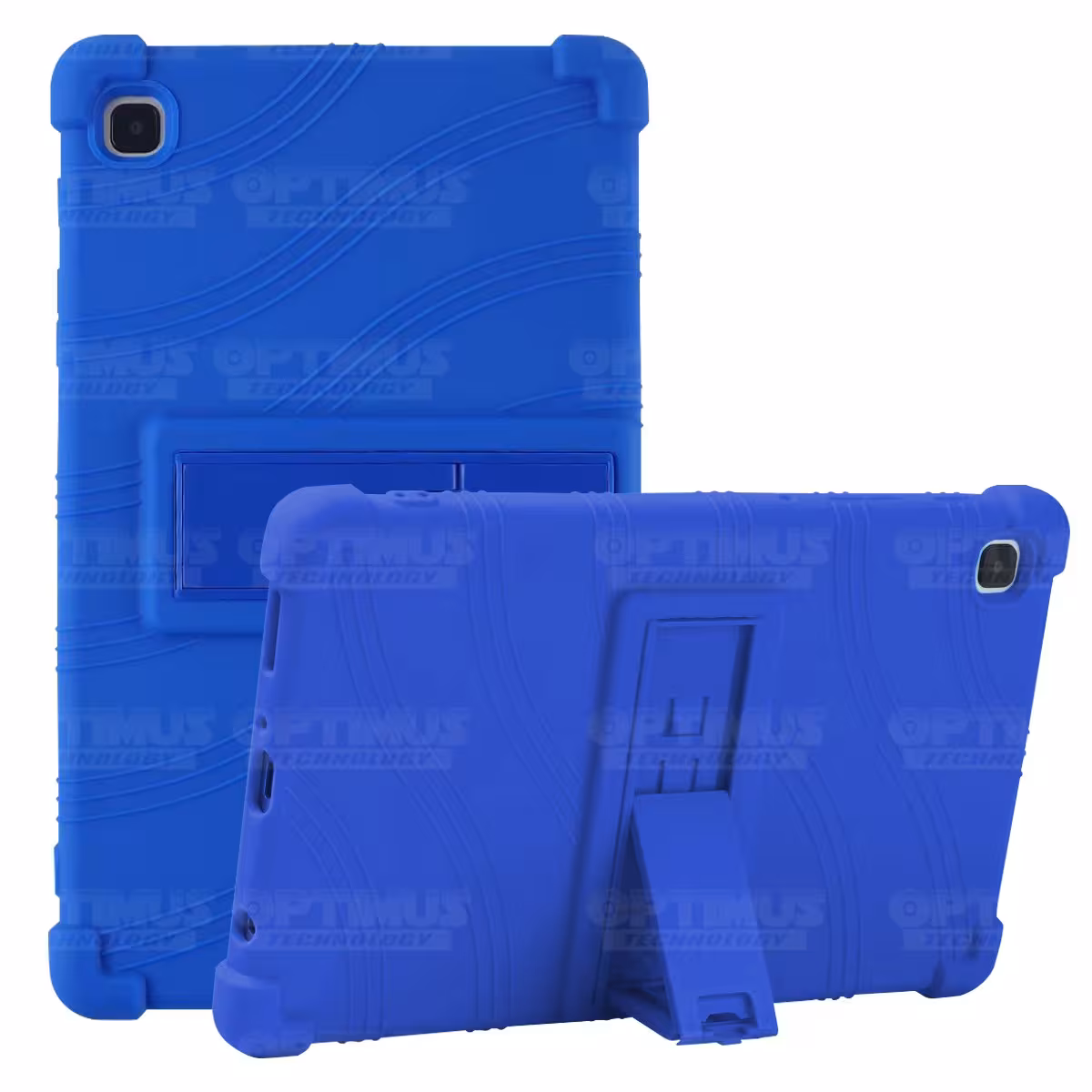 Kit Vidrio templado y Estuche Protector de goma antigolpes con soporte Tablet Samsung Galaxy Tab A7 Lite 8.7 2021 T220 - T225 OP