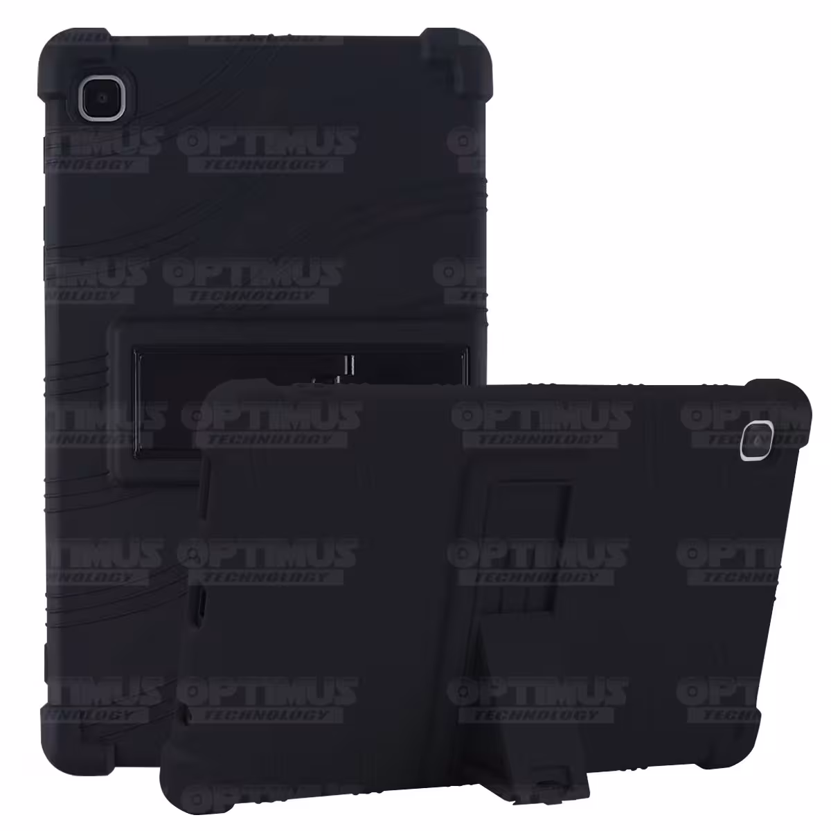 Kit Vidrio templado y Estuche Protector de goma antigolpes con soporte Tablet Samsung Galaxy Tab A7 Lite 8.7 2021 T220 - T225 OP