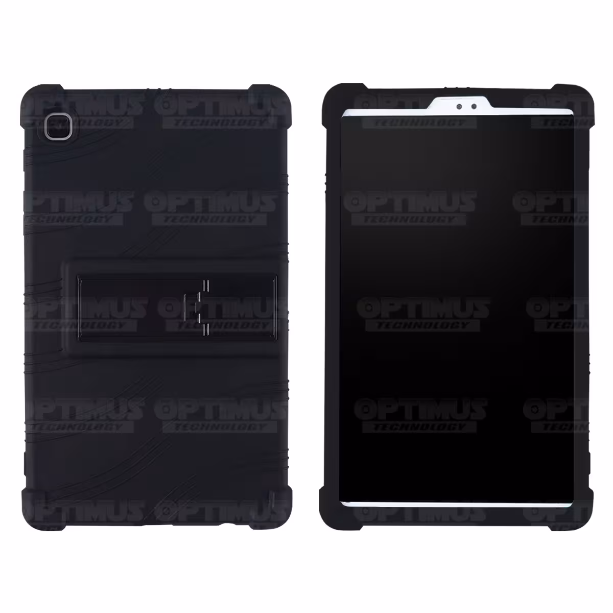 Kit Vidrio templado y Estuche Protector de goma antigolpes con soporte Tablet Samsung Galaxy Tab A7 Lite 8.7 2021 T220 - T225 OP