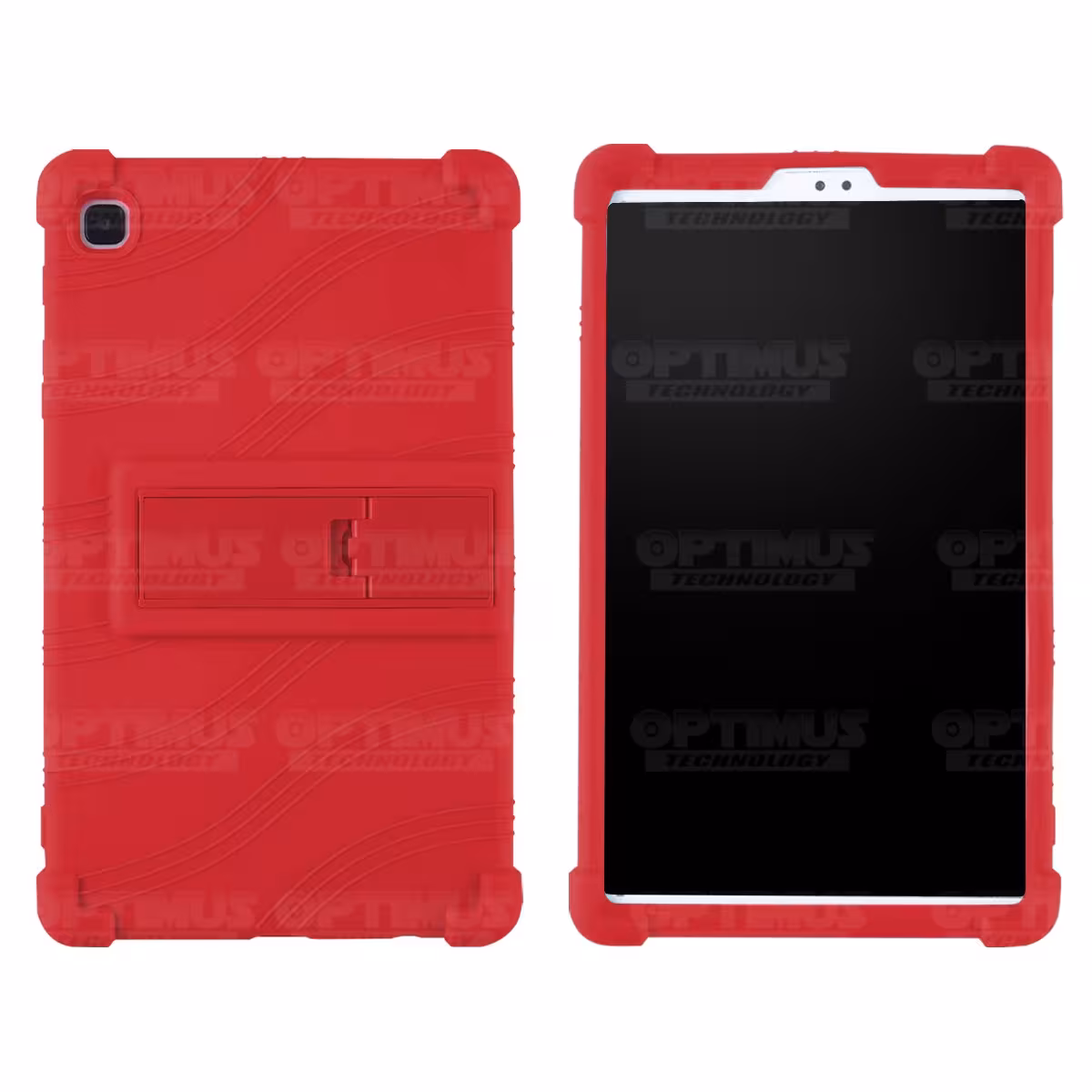 Kit Vidrio templado y Estuche Protector de goma antigolpes con soporte Tablet Samsung Galaxy Tab A7 Lite 8.7 2021 T220 - T225 OP