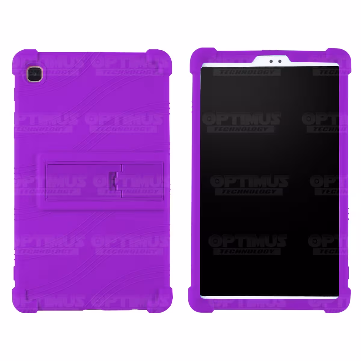 Kit Vidrio templado y Estuche Protector de goma antigolpes con soporte Tablet Samsung Galaxy Tab A7 Lite 8.7 2021 T220 - T225 OP