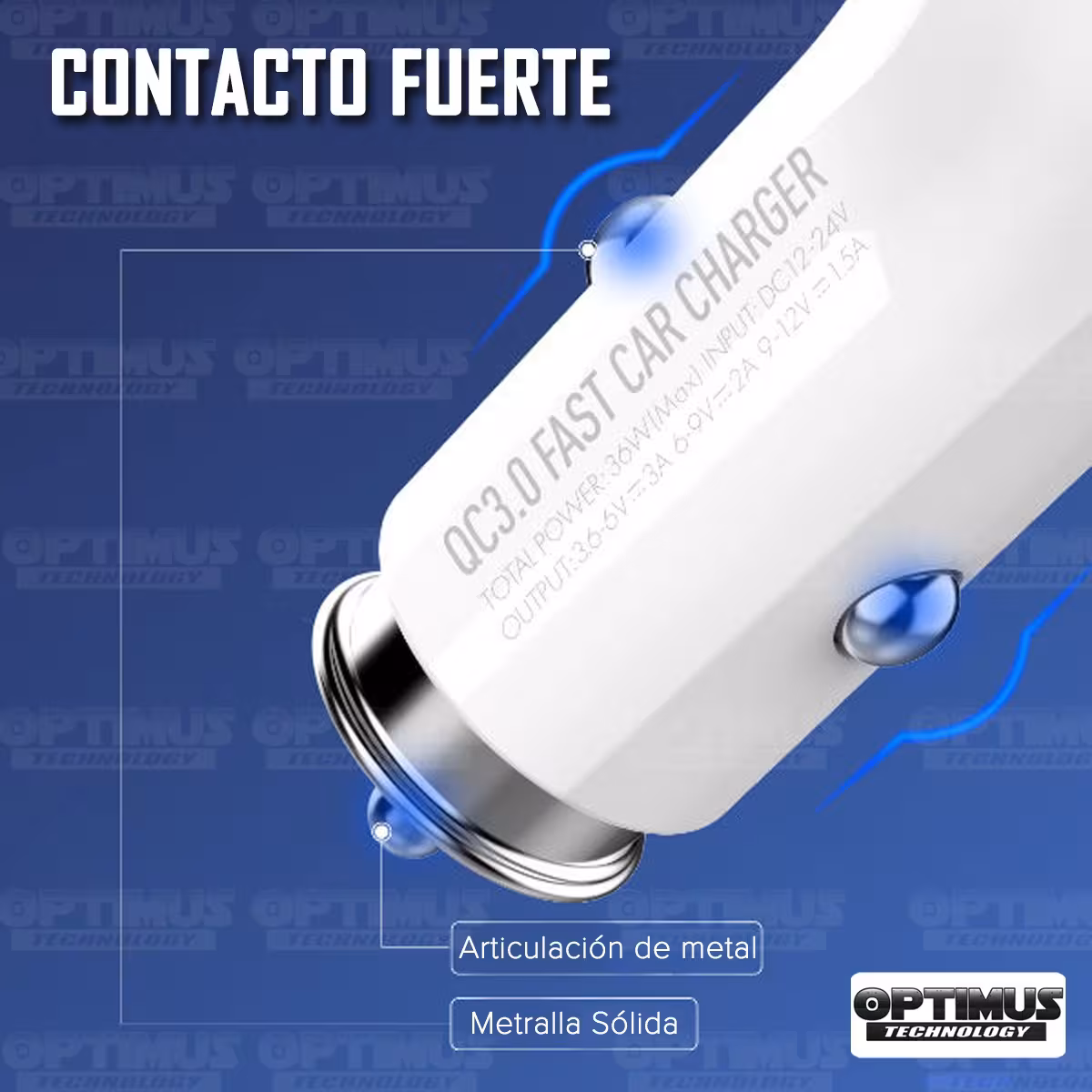 Cargador para carro automóvil Vehículos Camiones de dos puertos USB QC 3.0 con cable de datos LIDNIO Charger LDNIO / LONIO COLOM