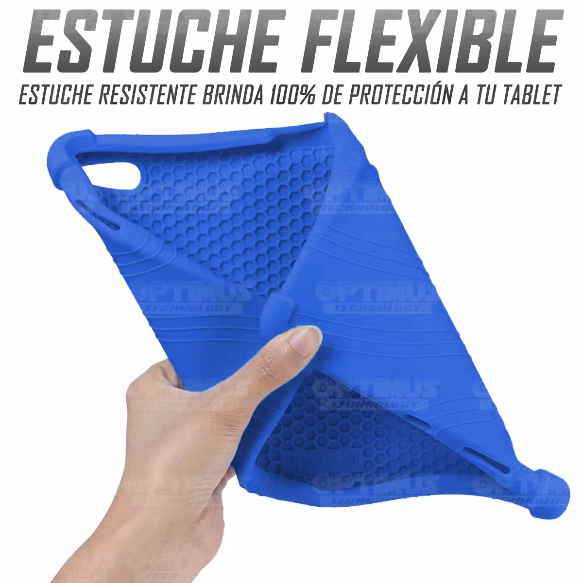 Estuche Case protector de goma Tablet Huawei MatePad 11 2021 DBY-W09 - DBY-L09 Anti golpes con soporte OPTIMUS TECHNOLOGY™ - 13