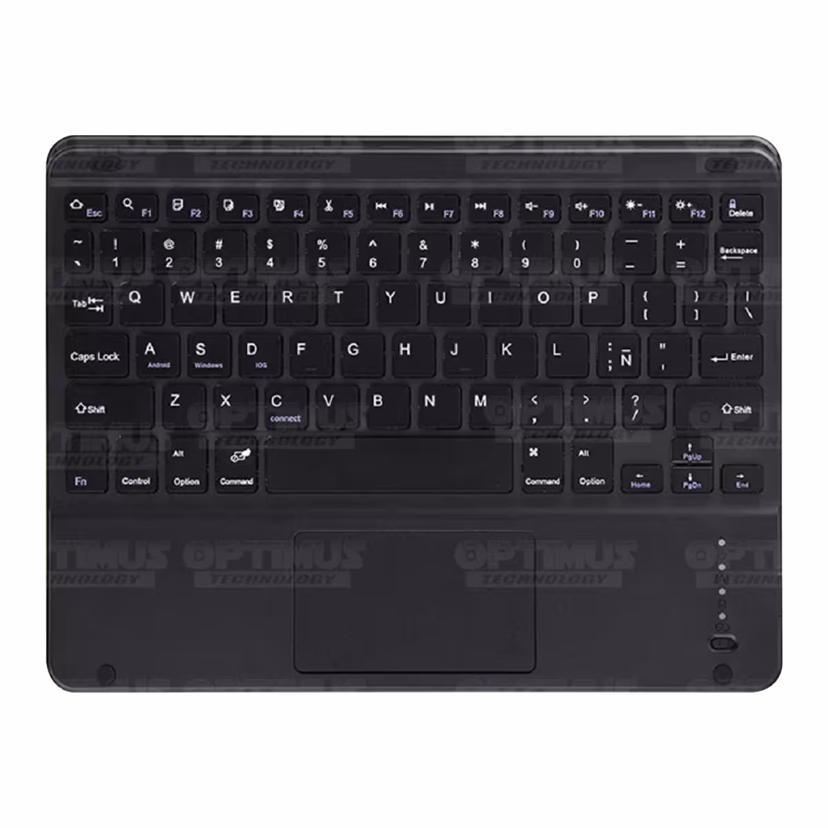 Kit teclado con Mouse Touchpad Bluetooth para PC - Tablet - Celular Android iOS Windows Ultra delgado OPTIMUS TECHNOLOGY™ - 1