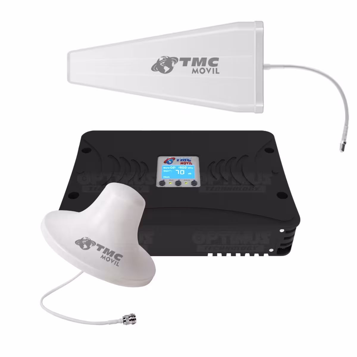 KIT Amplificador De Señal Celular TMC Signal FORCE Repetidor Redes 4GLTE con antenas | TMC MOVIL | 669553 |