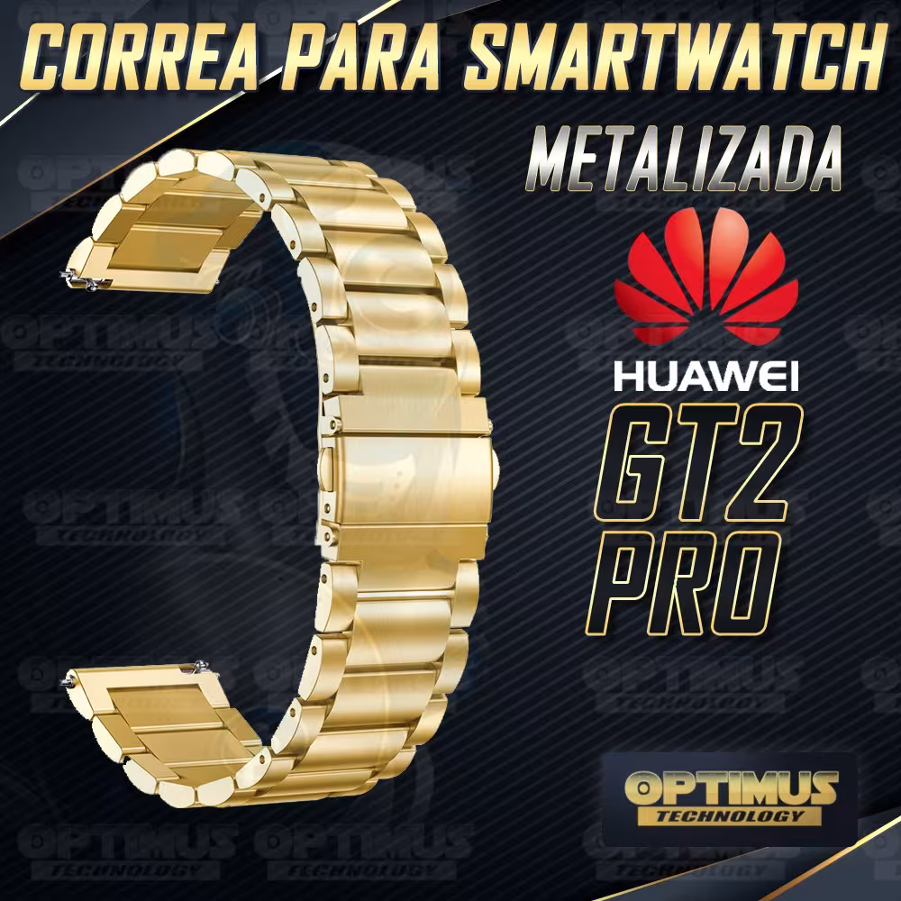 Vidrio Templado Cerámico Y Correa de Metal Acero Inoxidable Smartwatch Reloj Inteligente Huawei GT2 PRO OPTIMUS TECHNOLOGY™ - 3