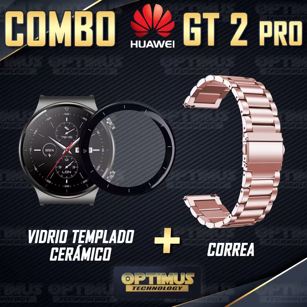 Vidrio Templado Cerámico Y Correa de Metal Acero Inoxidable Smartwatch Reloj Inteligente Huawei GT2 PRO OPTIMUS TECHNOLOGY™ - 14
