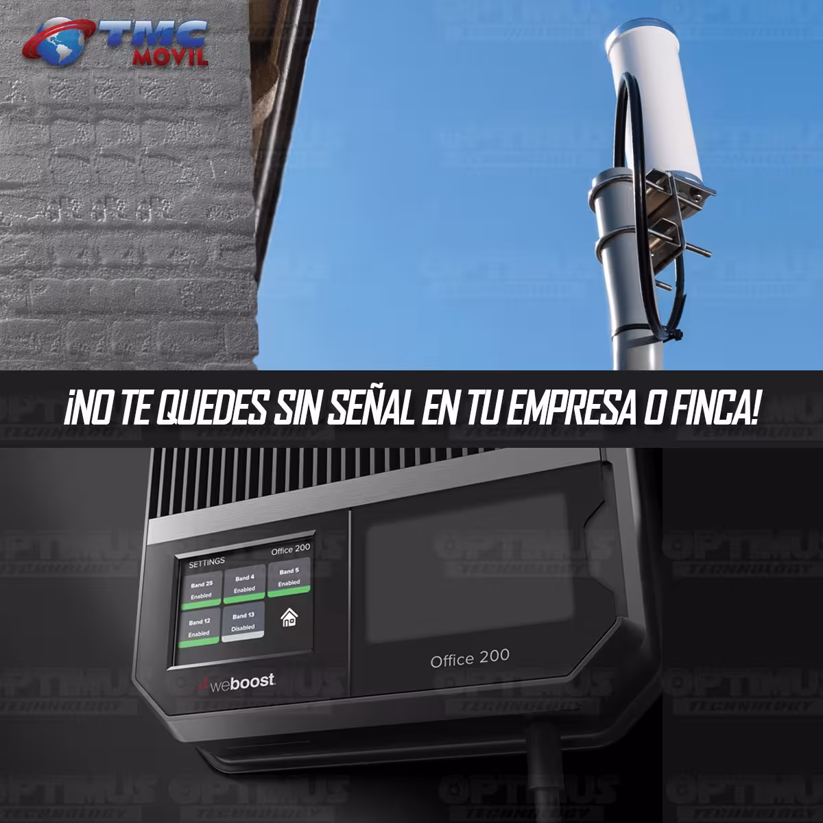 KIT Amplificador De Señal Celular weBoost Office 200 (530047) Repetidor Redes 5G 4GLTE con antenas | WEBOOST COLOMBIA | 669650 |