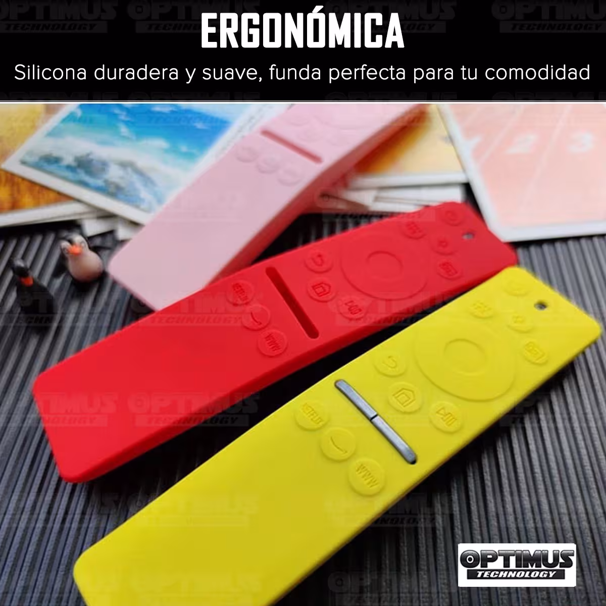 Funda Forro Estuche protector Control Remoto de TV Samsung BN59-01310A / UN43TU7000KXZL / UN55RU7100KXZL OPTIMUS TECHNOLOGY™ - 1