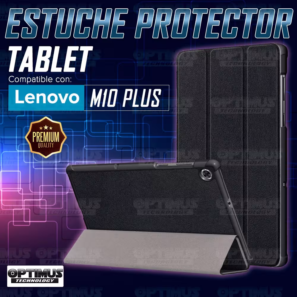 Kit Case Forro Protector + Teclado y Mouse Ratón Bluetooth para Tablet Lenovo M10 Plus Tb-x606f