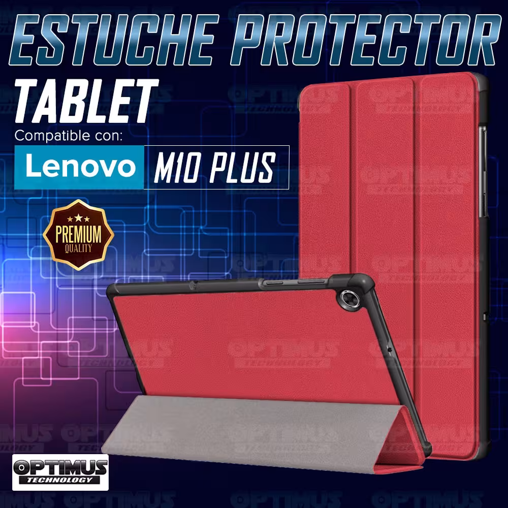 Kit Case Folio Protector + Teclado Mouse Touchpad Bluetooth para Tablet Lenovo M10 Plus Tb-x606f