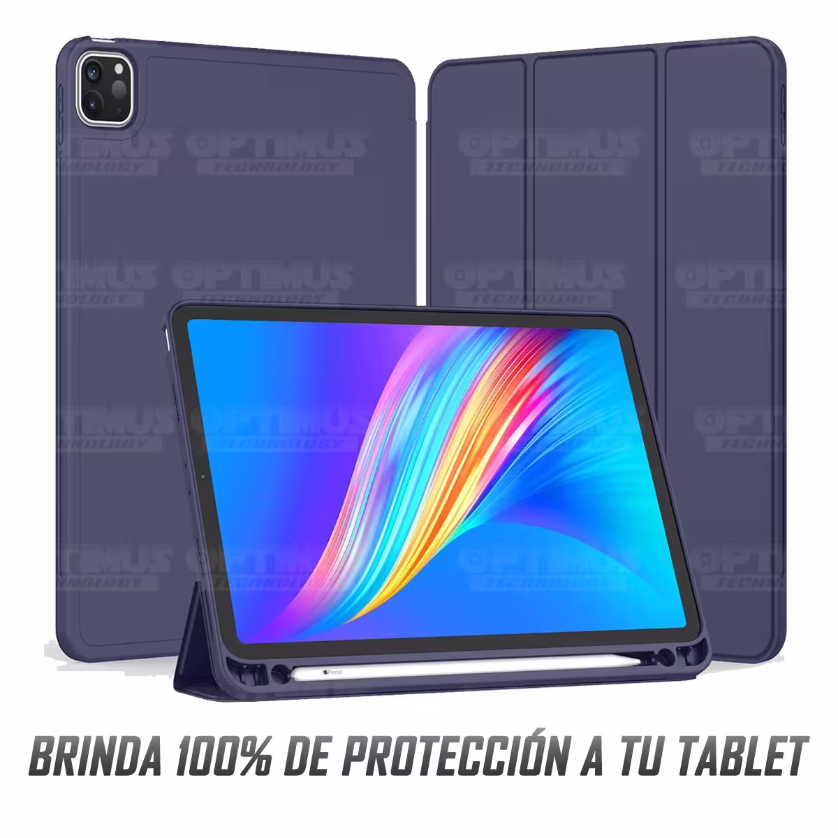 Estuche Case Protector Con Tapa Tablet IPad 11 2021 con portalápiz | OPTIMUS TECHNOLOGY™ | EST-IPD-11-2021 |