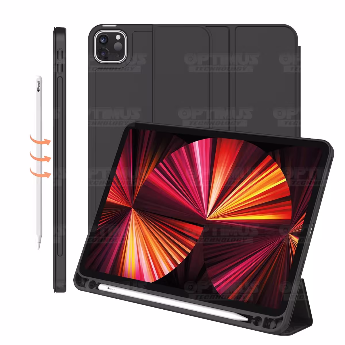 Estuche Case Protector Con Tapa Tablet IPad 11 2021 con portalápiz | OPTIMUS TECHNOLOGY™ | EST-IPD-11-2021 |