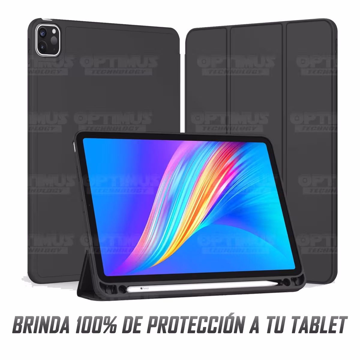 Estuche Case Protector Con Tapa Tablet IPad 11 2021 con portalápiz | OPTIMUS TECHNOLOGY™ | EST-IPD-11-2021 |