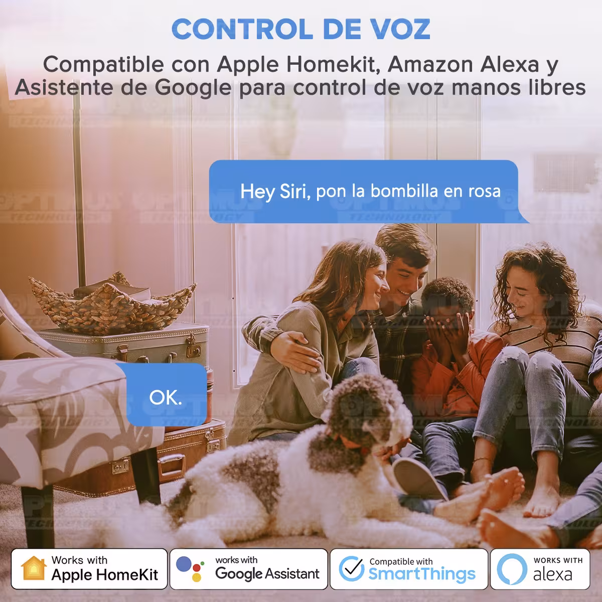 Bombilla inteligente Wi-Fi Meross Bulb compatible con google Assistance Amazon Alexa Apple Home Kit | MEROSS COLOMBIA | MRS-BM |