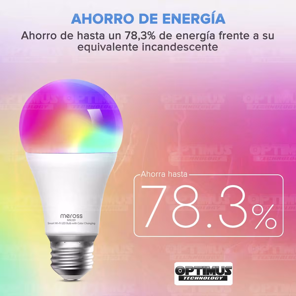 Bombilla inteligente Wi-Fi Meross Bulb compatible con google Assistance Amazon Alexa Apple Home Kit | MEROSS COLOMBIA | MRS-BM |