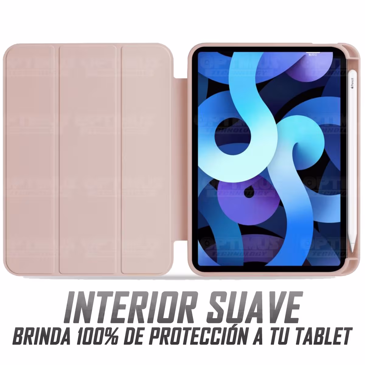 Kit Vidrio templado y Estuche Protector con portalápiz antigolpes Tablet IPad Mini 6 2021 OPTIMUS TECHNOLOGY™ - 14