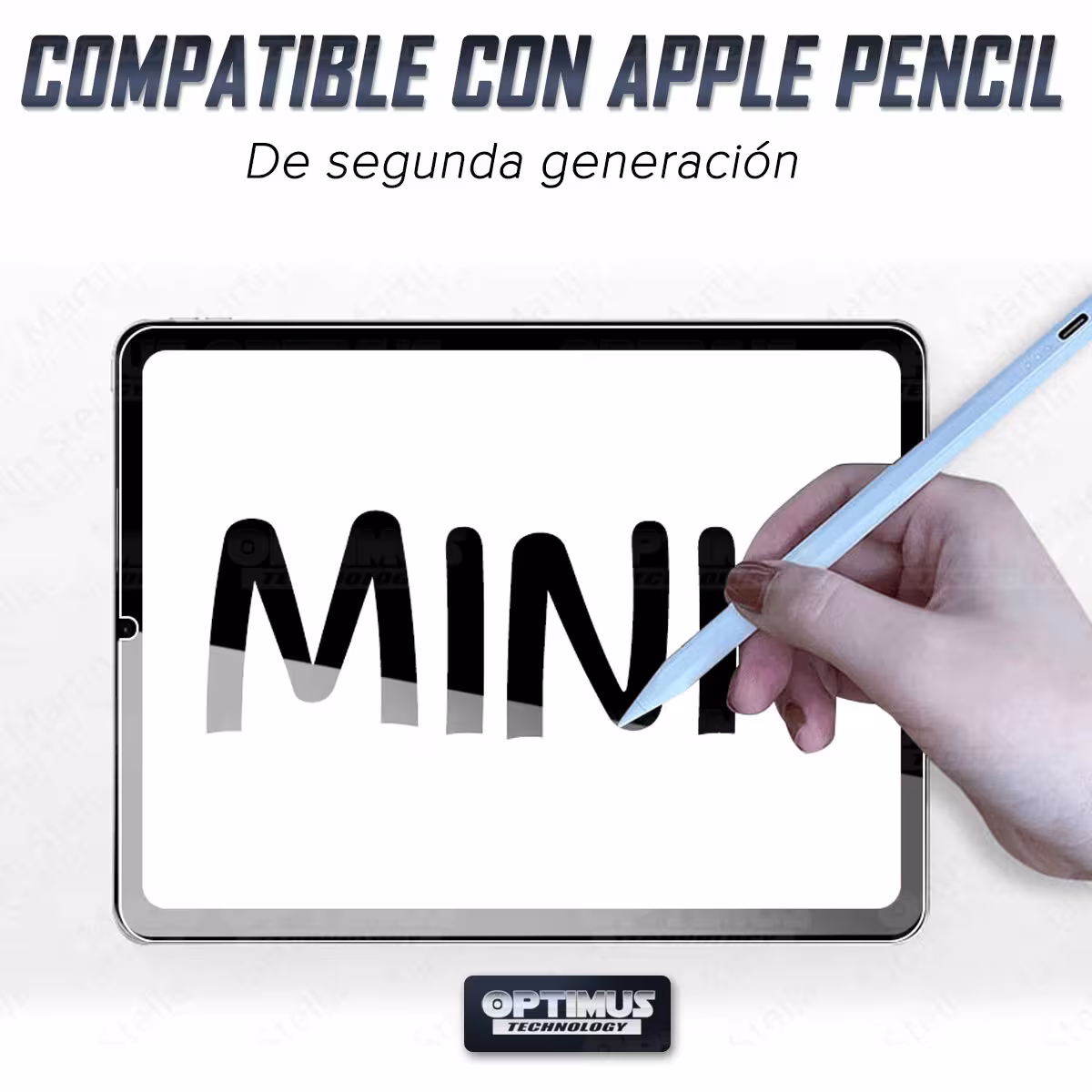 Kit Vidrio templado y Estuche Protector con portalápiz antigolpes Tablet IPad Mini 6 2021 OPTIMUS TECHNOLOGY™ - 27