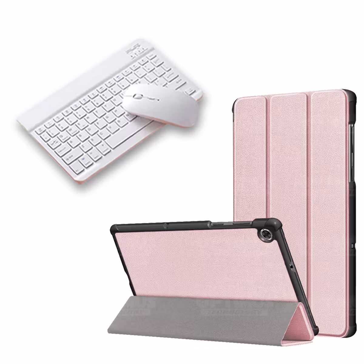Kit Case Forro Protector + Teclado y Mouse Ratón Bluetooth para Tablet Lenovo M10 Plus Tb-x606f OPTIMUS TECHNOLOGY™ - 17