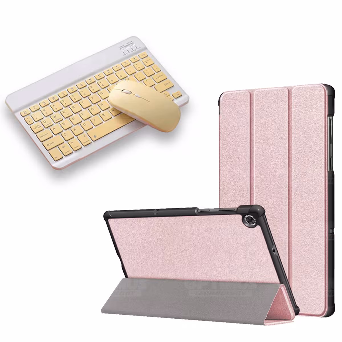 Kit Case Forro Protector + Teclado y Mouse Ratón Bluetooth para Tablet Lenovo M10 Plus Tb-x606f OPTIMUS TECHNOLOGY™ - 18