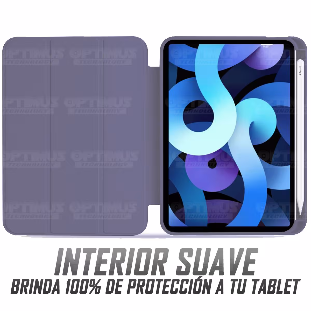 Kit Vidrio templado y Estuche Protector con portalápiz antigolpes Tablet IPad Mini 6 2021 OPTIMUS TECHNOLOGY™ - 19