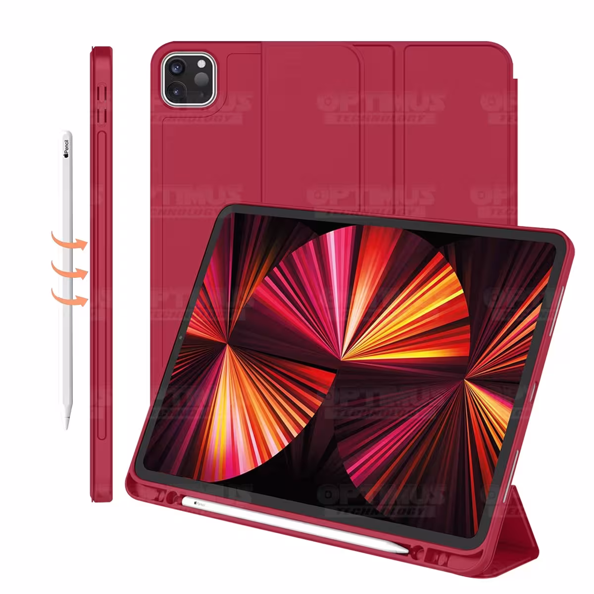 Estuche Case Protector Con Tapa Tablet IPad 11 2021 con portalápiz | OPTIMUS TECHNOLOGY™ | EST-IPD-11-2021 |