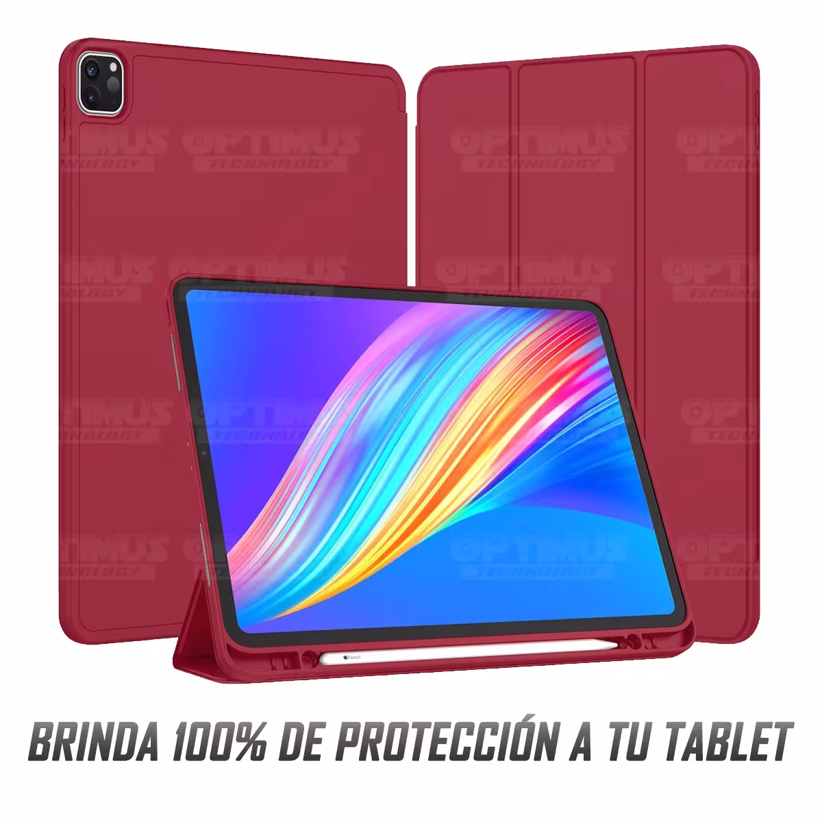 Estuche Case Protector Con Tapa Tablet IPad 11 2021 con portalápiz | OPTIMUS TECHNOLOGY™ | EST-IPD-11-2021 |