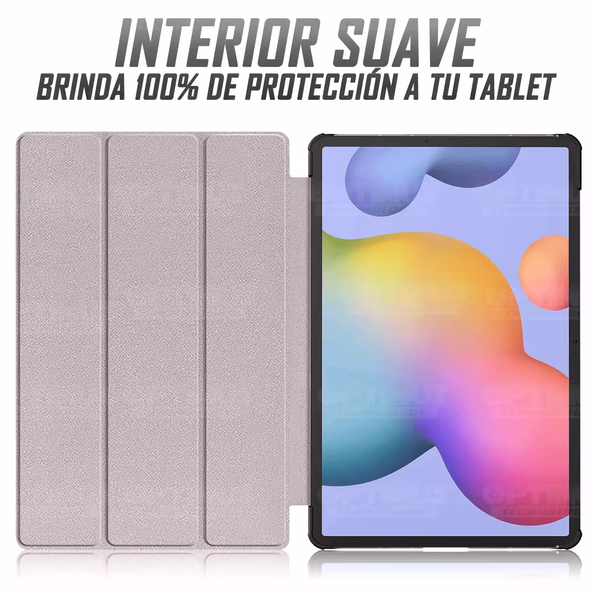 Kit Case Forro Protector + Teclado y Mouse Ratón Bluetooth para Tablet Samsung Galaxy Tab S7 FE 12,4" Pulgadas OPTIMUS TECHNOLOG