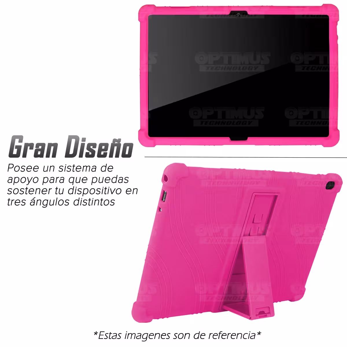 Kit Case Forro Protector Antigolpes + Teclado y Mouse Ratón Bluetooth para Tablet Lenovo Tab M10 Tb-x505f OPTIMUS TECHNOLOGY™ -