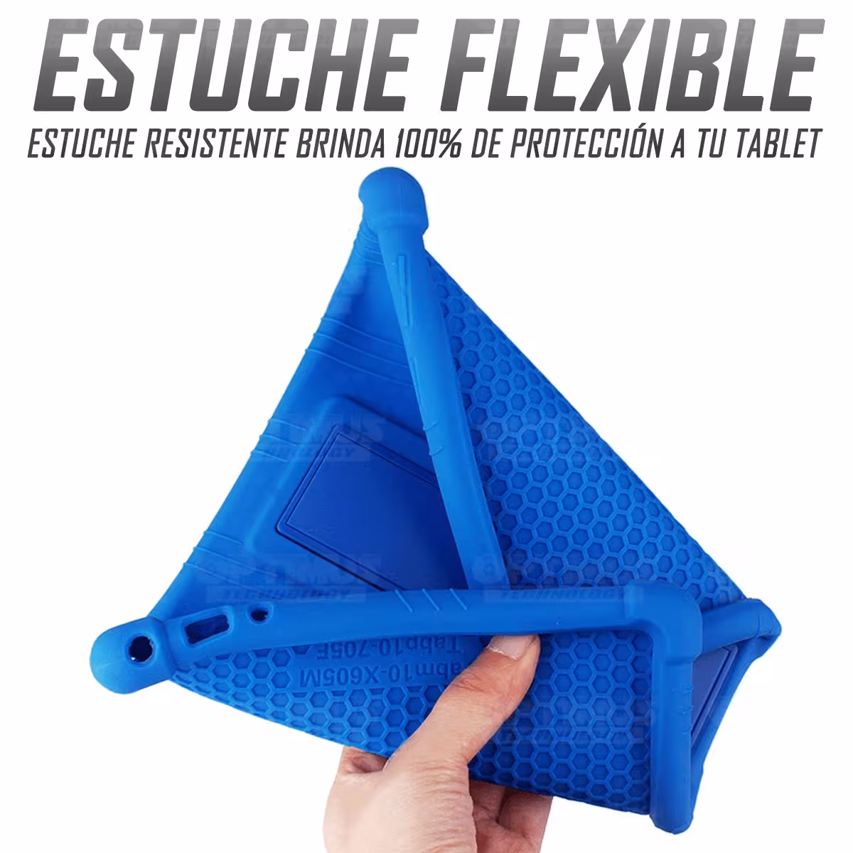 Kit Case Estuche Protector Antigolpes + Teclado Mouse Touchpad Bluetooth para Tablet Lenovo Tab M10 Tb-x505f OPTIMUS TECHNOLOGY™