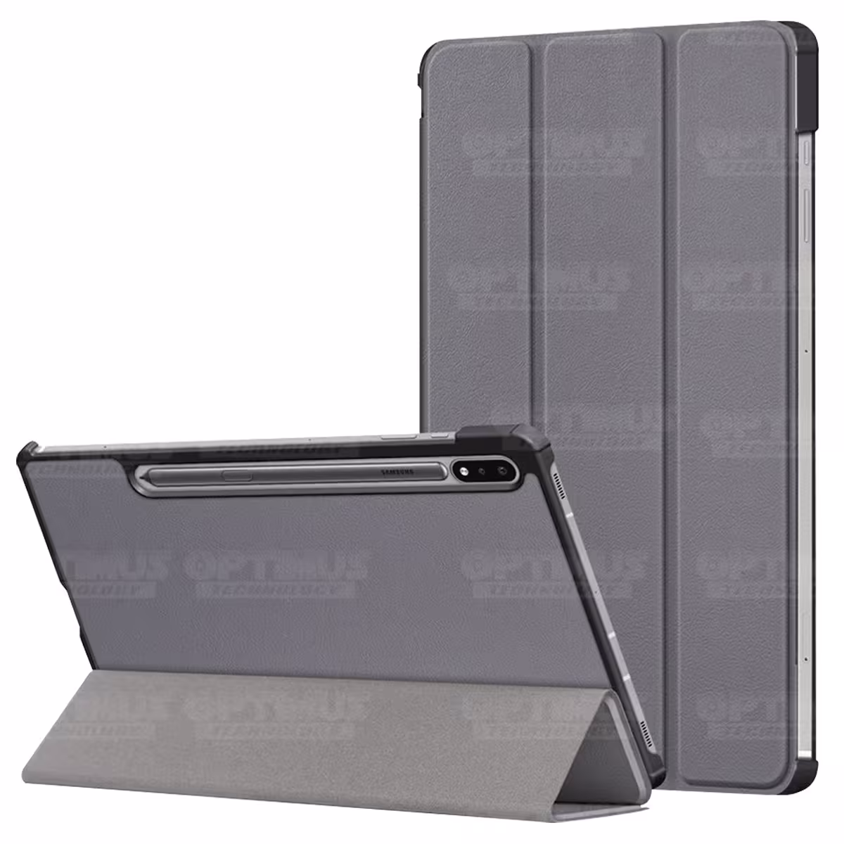 Kit Case Forro Protector + Teclado y Mouse Ratón Bluetooth para Tablet Samsung Galaxy Tab S7 FE 12,4" Pulgadas OPTIMUS TECHNOLOG