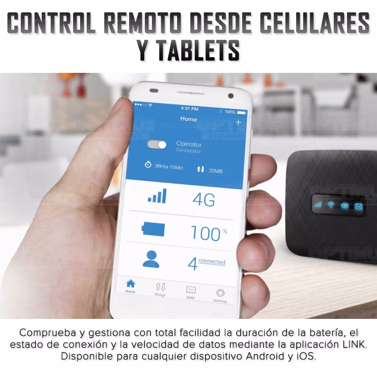 Modem Wifi Alcatel MW41NF Mifi 4GLTE Simcard Libre Todo Operador Frecuencia 700 Mhz