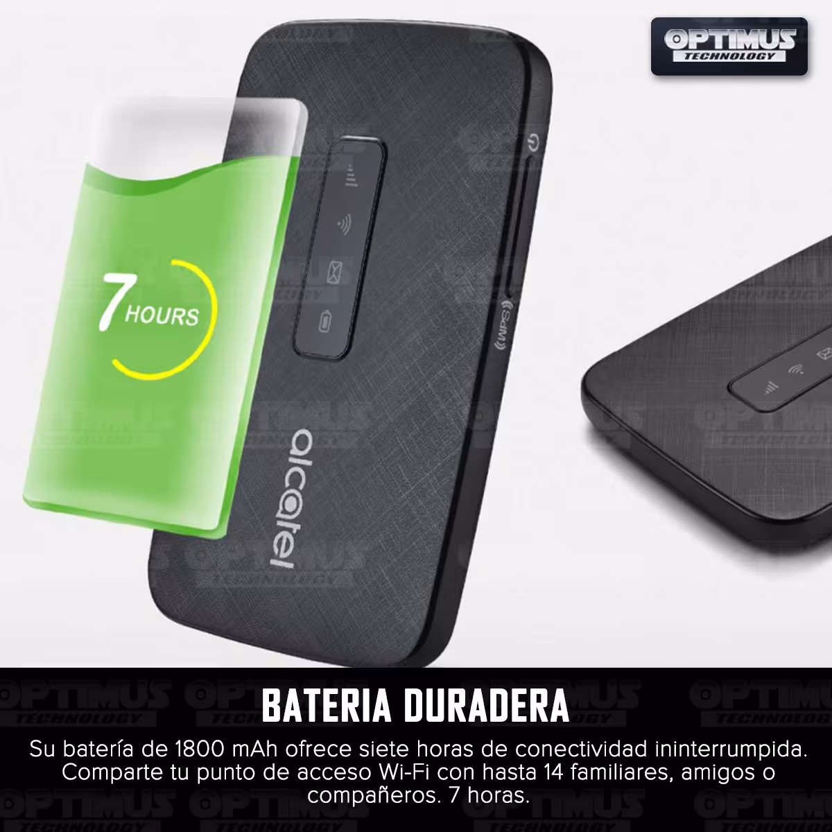 Modem Wifi Alcatel MW41NF Mifi 4GLTE Simcard Libre Todo Operador Frecuencia 700 Mhz