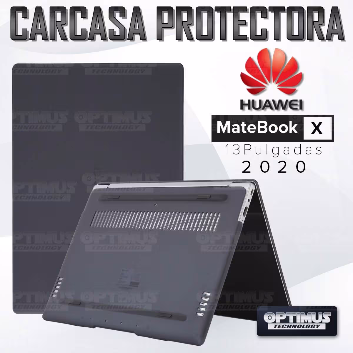 Estuche Case Carcasa Protectora PC portátil MateBook Huawei X 2020 / 2021 13 Pulgadas | OPTIMUS TECHNOLOGY™ | CRSA-HW-X-13 |