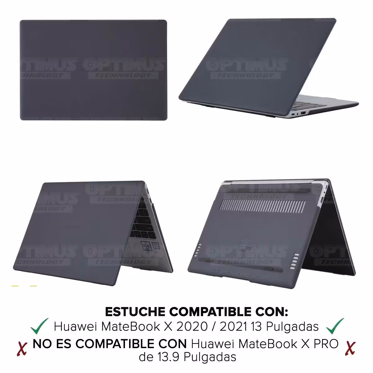 Estuche Case Carcasa Protectora PC portátil MateBook Huawei X 2020 / 2021 13 Pulgadas | OPTIMUS TECHNOLOGY™ | CRSA-HW-X-13 |