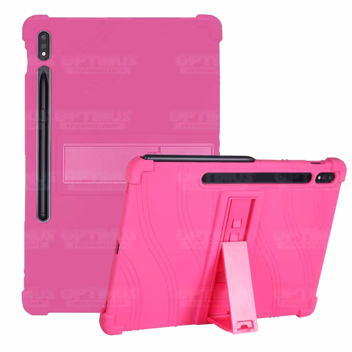 Kit Case Estuche Protector Antigolpes + Teclado Mouse Touchpad Bluetooth para Tablet Samsung Galaxy Tab S7 Wifi 11 Pulgadas OPTI