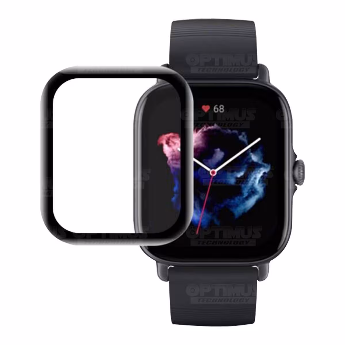 Vidrio Templado Cerámico Nanoglass Para Reloj Smartwatch Xiaomi Amazfit GTS 3 | OPTIMUS TECHNOLOGY™ | VTP-CR-XMI-GTS-3 |