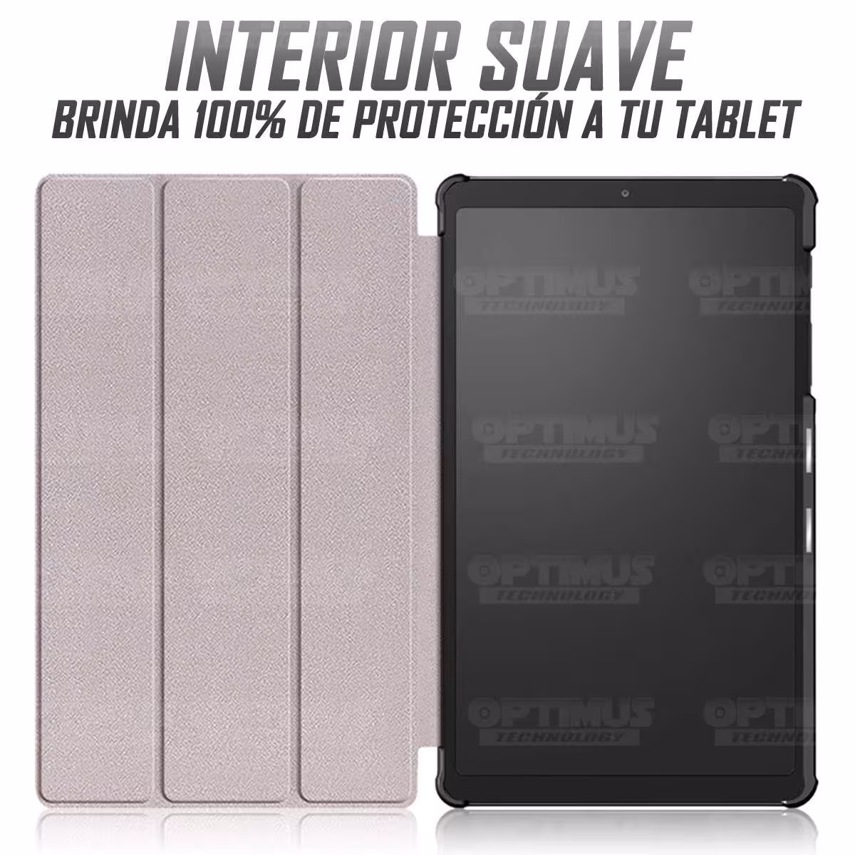 Kit Vidrio + Case Protector + Teclado Touchpad Bluetooth Tablet Samsung Galaxy Tab A7 Lite 8.7 2021 T220 - T225 OPTIMUS TECHNOLO