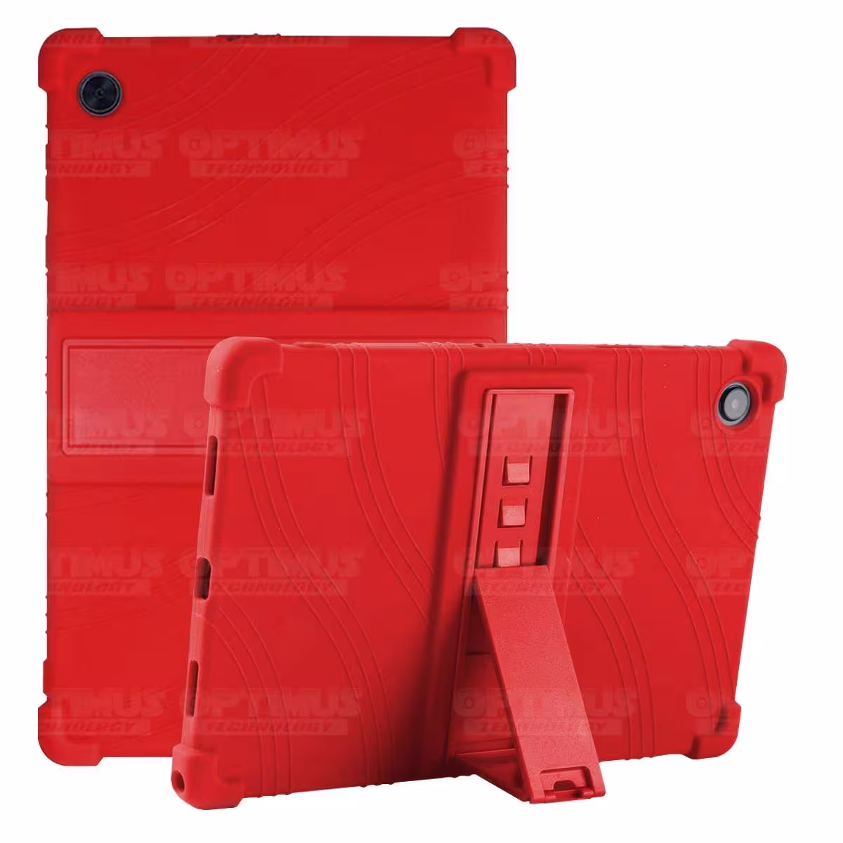 Kit Vidrio templado y Estuche Protector de goma antigolpes con soporte Tablet Samsung Galaxy Tab A8 10.5 2021 SM-x200, SM-x205 O
